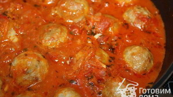 рыбные тефтельки в томатном соусе