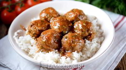 Тефтели без риса с подливкой