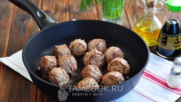 тефтели без риса с подливкой