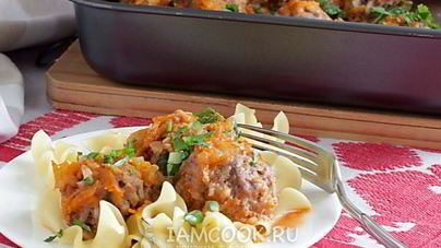 Тефтели из говядины в духовке