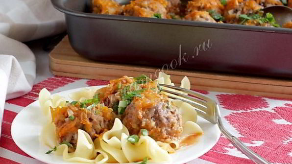 тефтели из говядины в духовке