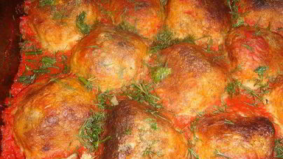 Тефтели из гречки с грибами