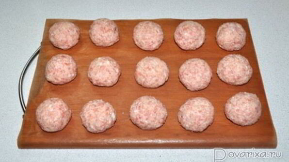 тефтели из мясного фарша с кускусом