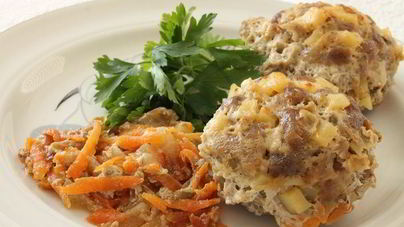 Тефтели из рубленого мяса с картофелем