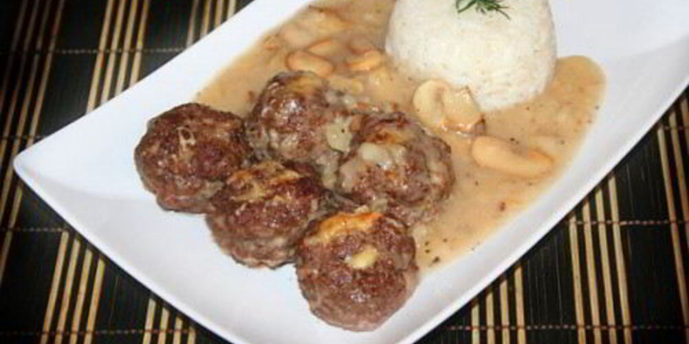 Рецепт тефтели российские с грибами и гарниром