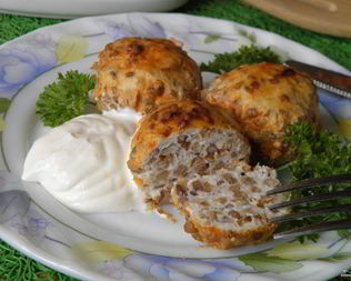 Тефтели с гречкой в духовке