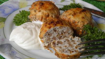 Тефтели с гречкой в духовке