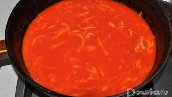 тефтели с грибами в томатном соусе