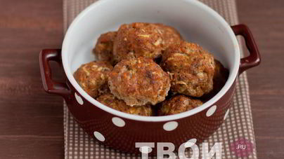 Тефтели с кабачком и тыквой