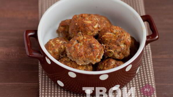 тефтели с кабачком и тыквой