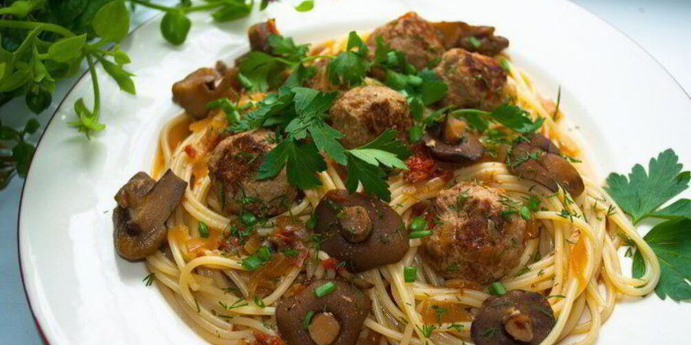 Рецепт тефтели с лесными грибочками