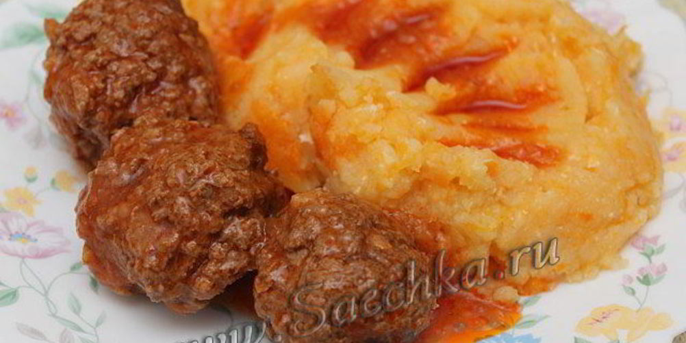 Рецепт тефтели с подливкой семь веселых нот