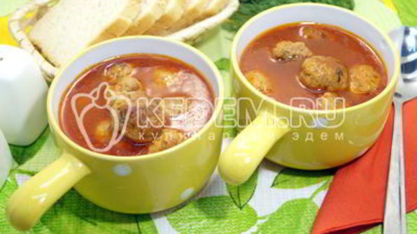 тефтели с подливкой