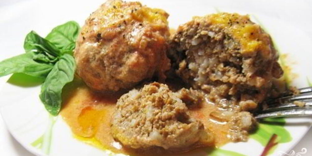 Рецепт тефтели с рисом и грибами