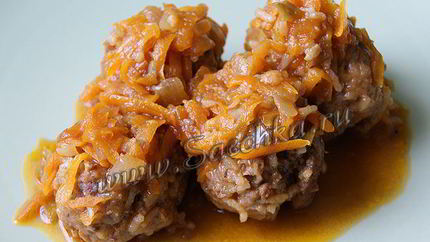 Тефтели с рисом