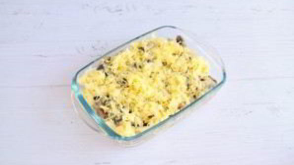 тефтели в грибном соусе под сыром