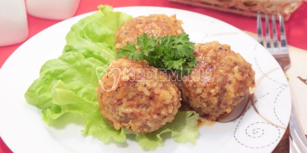 Рецепт тефтели в мультиварке с протертыми помидорами