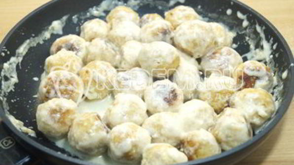 тефтели в сливочном соусе