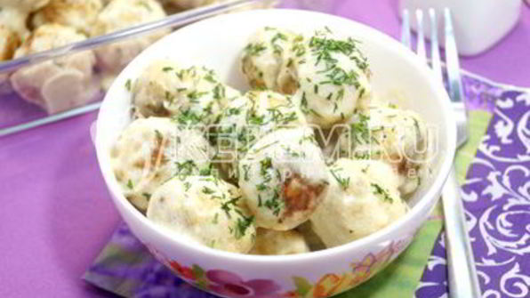 тефтели в сливочном соусе