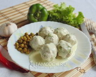 Тефтели в сырном соусе