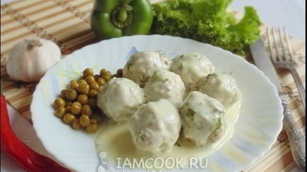 Тефтели в сырном соусе