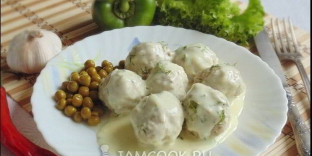 Рецепт тефтели в сырном соусе