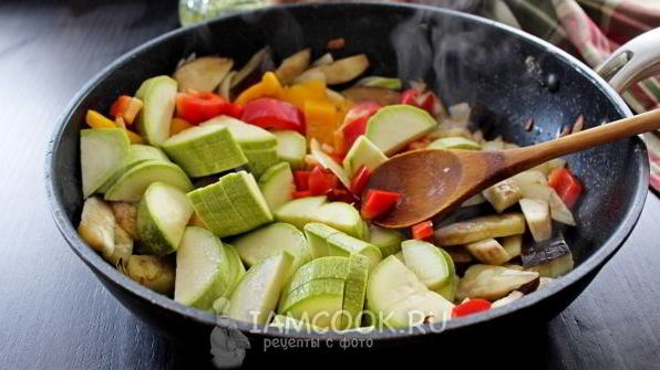 тефтели запеченные с овощами