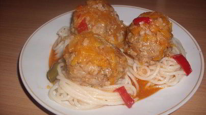 Тефтельки для сынульки с папулькой