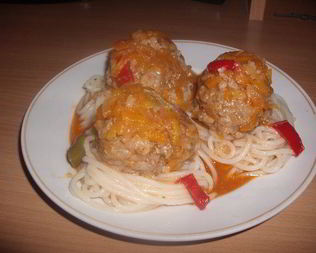 Тефтельки для сынульки с папулькой