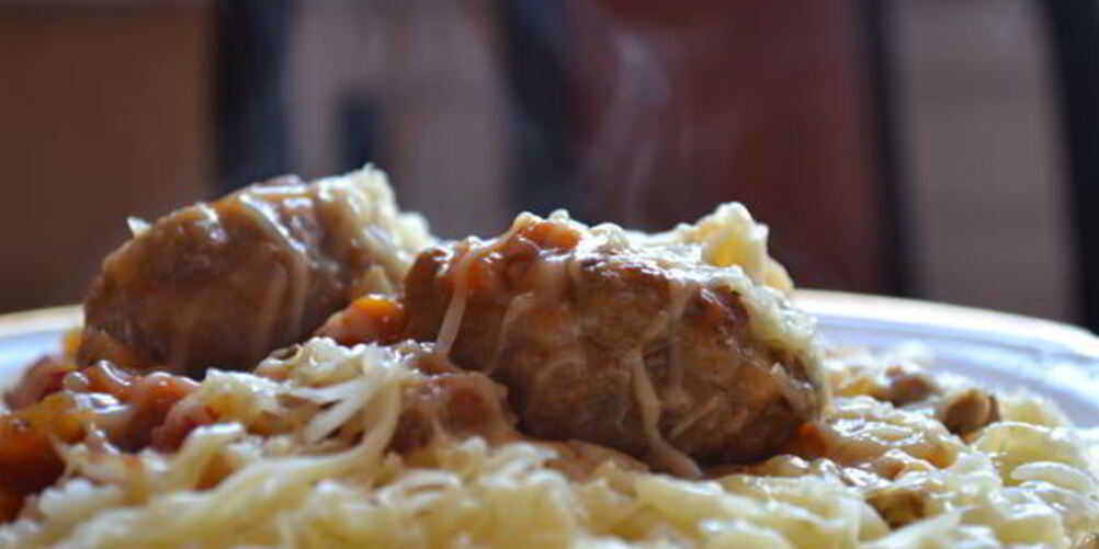 Рецепт тефтельки с томатно-марковным соусом