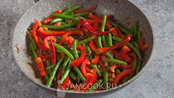 текс-мекс гарнир из фасоли и кукурузы