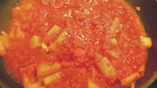 тыквенный гарнир по-гречески