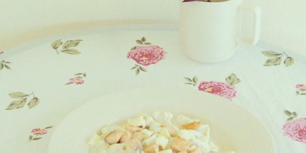 Рецепт тыквенные ньокки в соусе бешамель с форелью и сыром бри