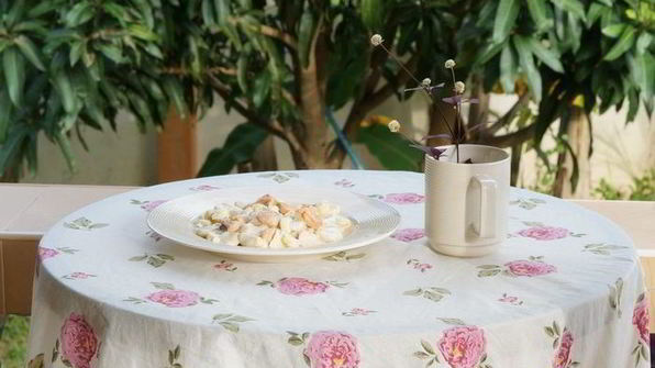 тыквенные ньокки в соусе бешамель с форелью и сыром бри