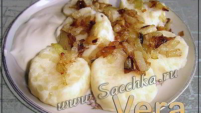 Ленивые картофельные вареники