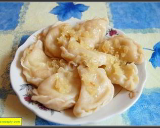 Постные вареники с картошкой без яиц