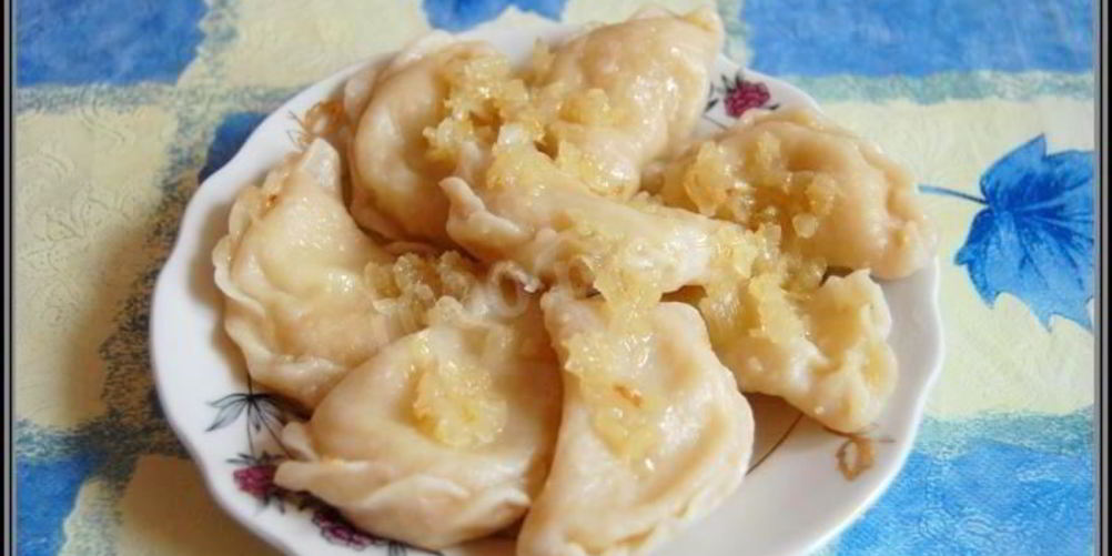 Рецепт постные вареники с картошкой без яиц