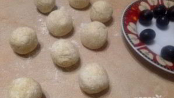 пп-вареники с виноградом