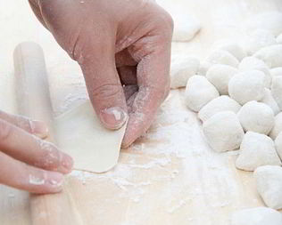 Простое тесто для вареников