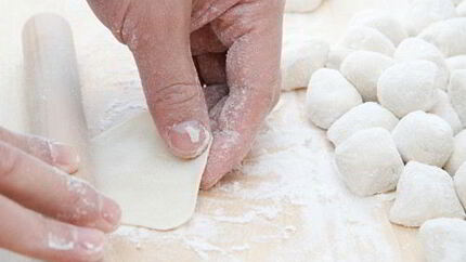 Простое тесто для вареников