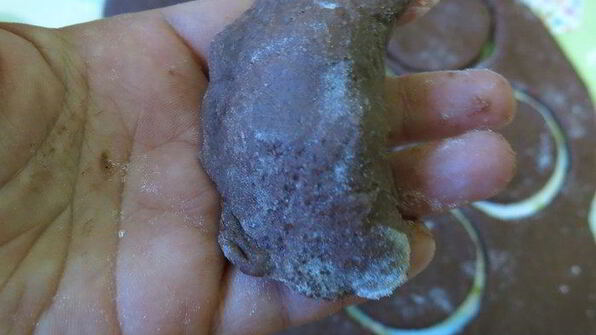 шоколадные вареники с ягодами