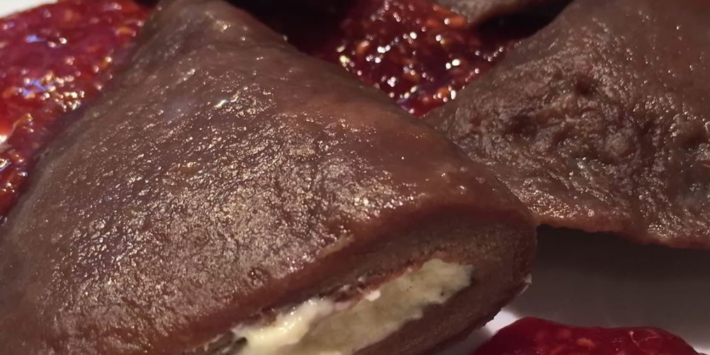 Рецепт шоколадные вареники