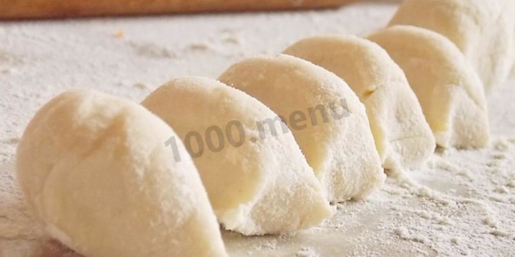 Рецепт тесто на вареники с яйцом