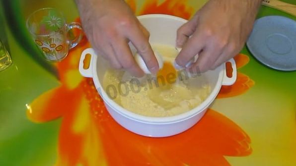 тесто на вареники с яйцом