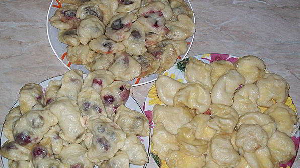 вареники на дрожжевом тесте