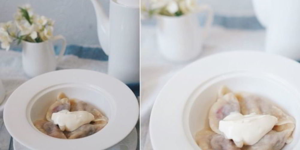 Рецепт вареники с брусникой