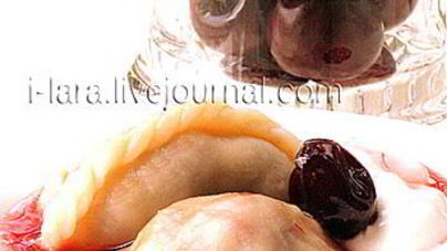 Вареники с черешней