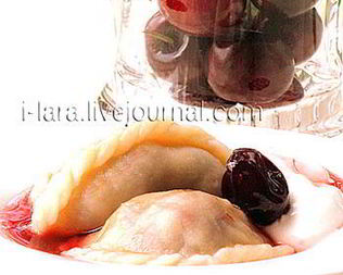 Вареники с черешней