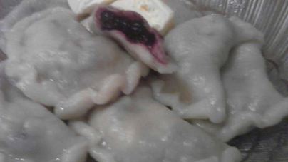 Вареники с черникой