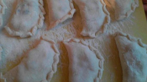 вареники с черникой